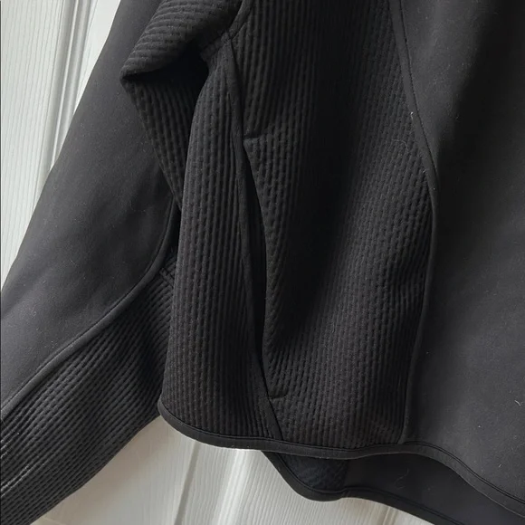 lululemon athletica mixed fabric half zip pullover large black - Picture 8 of 15